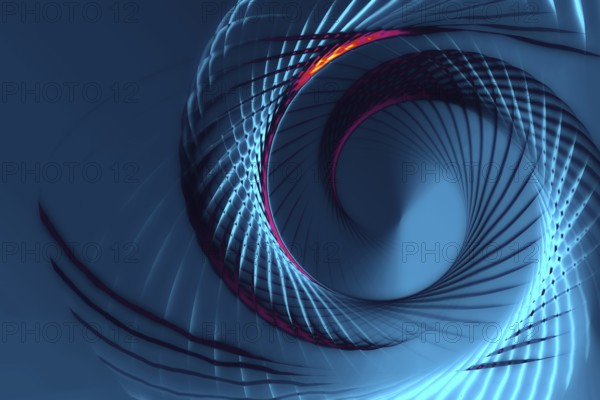 Colorful spiral lines background pattern