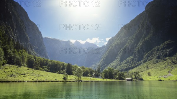 An image of the beautiful Koenigssee in Bavaria Germany