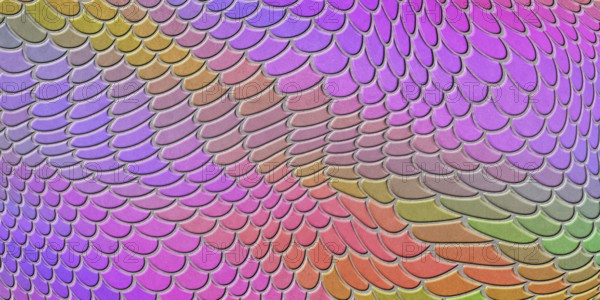 Colorful mermaid scales, fish scale, Fantasy texture
