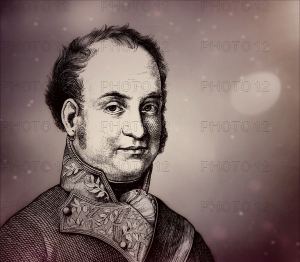 Maximilian I Joseph or Max Joseph, 1756 - 1825, King of Bavaria, Count Palatine of the Rhine, Duke of Juelich and Berg and Elector of the Holy Roman Empire, digitally edited