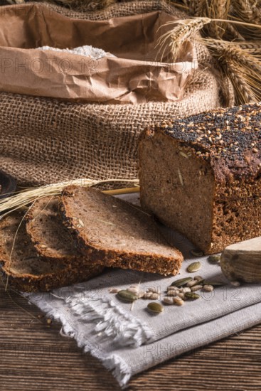 Homemade whole wheat bread