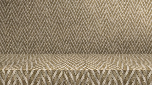Empty modern studio table room background, product display with copy space for display of your content, 3D illustration