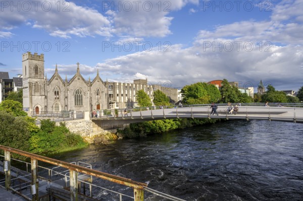 Deconsecrated Convent of Mercy Corrib River, Newtownsmith and Galway, Ireland, United Kingdom
