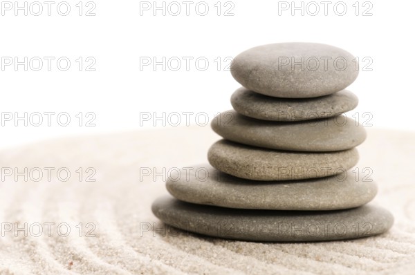 Zen. Stone and sand, poland