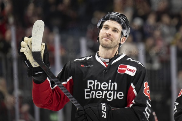 Cologne, LanxessArena, North Rhine-Westphalia, Alexandre Grenier (Cologne Sharks, #82), PENNY DEL, Cologne Sharks- Eisbären Berlin on 07/01/2025 at the LanxessArena in Cologne Germany