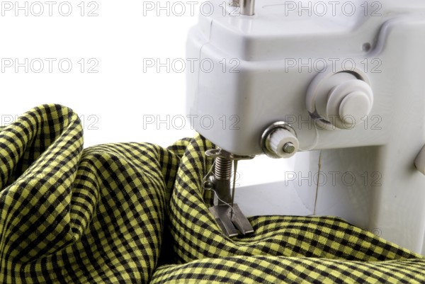 Sewing-machine at work