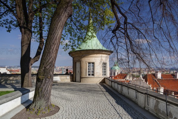 View from Garden of Paradise near Prague Castle - HDR Photo