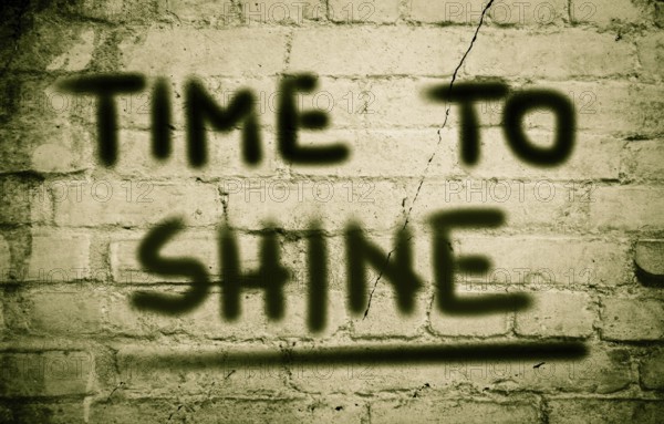 Time To Shine Concept