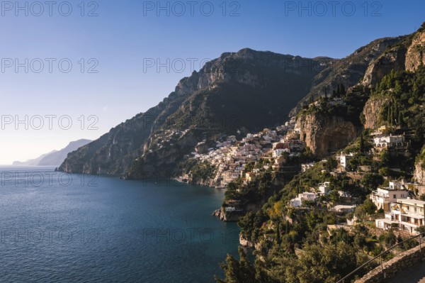 Amalfi Coast in Positano, Italy during sunny day