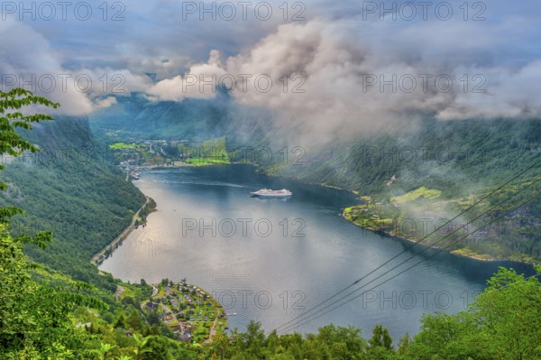Geirangerfjord, Geiranger, Møre og Romsdal County, Norway