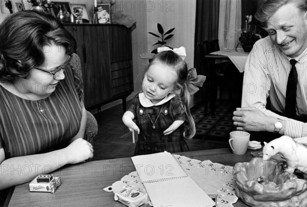Thalidomide scandal. In the late 1950s and early 1960s, the use of thalidomide in 46 countries by women who were pregnant or who subsequently became pregnant, resulted in the biggest man-made medical disaster ever, resulting in more than 10, 000 children born with a range of severe deformities, such as phocomelia, as well as thousands of miscarriages. Thalidomide was introduced in 1956 and was aggressively marketed by the German pharmaceutical company Chemie Grünenthal under the trade name Contergan as a medication for anxiety, trouble sleeping, tension, and morning sickness. It was introduced as a sedative and medication for morning sickness without having been tested on pregnant women. While initially deemed to be safe in pregnancy, concerns regarding birth defects were noted in 1961, and the medication was removed from the market in Europe that year. 1966