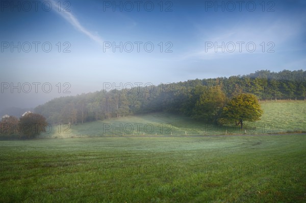 Autumn landscape in central Germany
