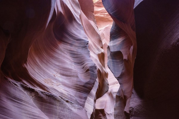 Antelope Canyon is a slot canyon in the American Southwest, on Navajo land east of Page, Arizona. the erosion of Navajo Sandstone 2 due to flash flooding and other sub-aerial processes