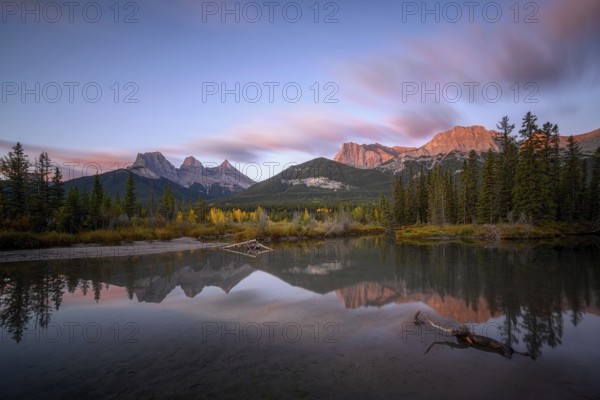 The Three Sisters Alberta Bannf National Park