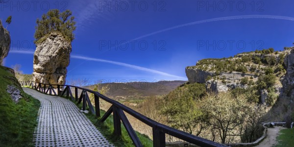 Natural Monument of Ojo Guareña, Ojo Guareña Karst Complex, Caves of Ojo Guareña, Las Merindades, Burgos, Cantabrian Mountains, Castilla y León, Spain