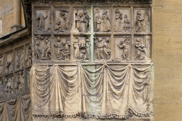 Metz, Saint-Étienne Cathedral, reliefs on the north side