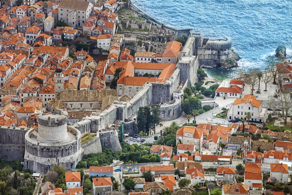 View of the old town of Dubrovnik Croatia