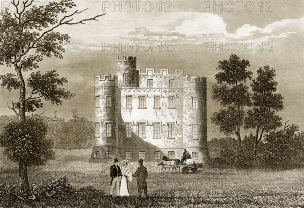 Monzie Castle, Perth und Kinross, Schottland, Großbritannien, 19.