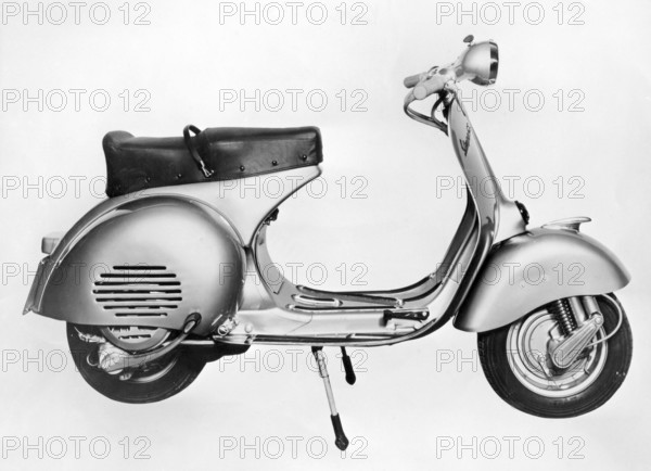 Vespa. An italian brand of scooter manufactured by Piaggio. On 23 April 1946, Piaggio & C. S.p.A. filed a patent for a motor cycle with a rational complex of organs and elements with body combined with the mudguards and bonnet covering all the mechanical parts. Shortly thereafter, the Vespa made its first public appearance. 1958