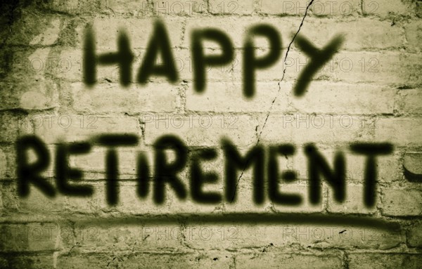 Happy Retirement Concept