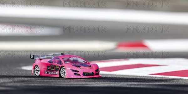 MELBOURNE, AUSTRALIA - NOVEMBER 22: Practice in the 2024 Australian 1/10th Electric Radio Controlled Car National titles on 22nd November 2024