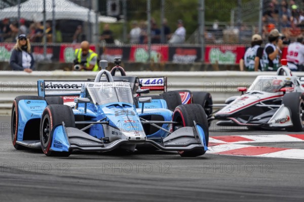 INDYCAR Series driver, DEVLIN DeFRANCESCO (29) of Toronto, Canada, races through the turns during the Bitnile.com Grand Prix of Portland at Portland International Raceway in Portland OR