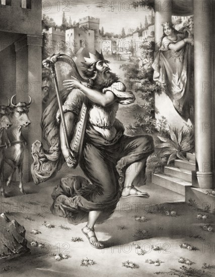 David, a king of ancient Israel and Judah and the third king of the United Monarchy, according to the Hebrew Bible, digitally edited