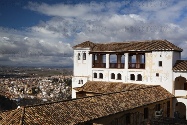 The Alhambra is a palace and fortress complex located in Granada, Andalusia, Spain. It was originally constructed as a small fortress in AD 889 on the remains of Roman fortifications
