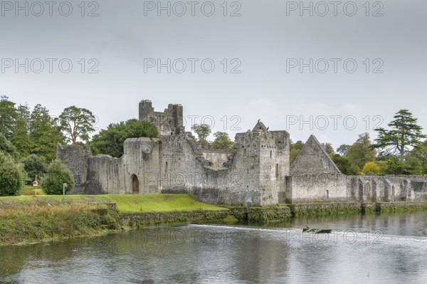 Adare Desmond Castle ruins in Adare, County Limerick, Ireland