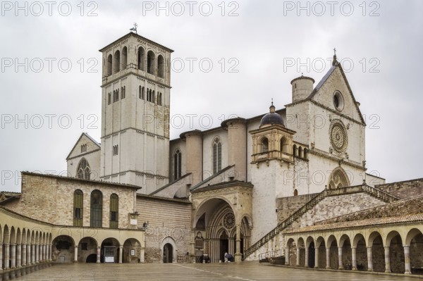 The Papal Basilica of St. Francis of Assisi is the mother church of the Roman Catholic Franciscan Order in Assisi, Italy