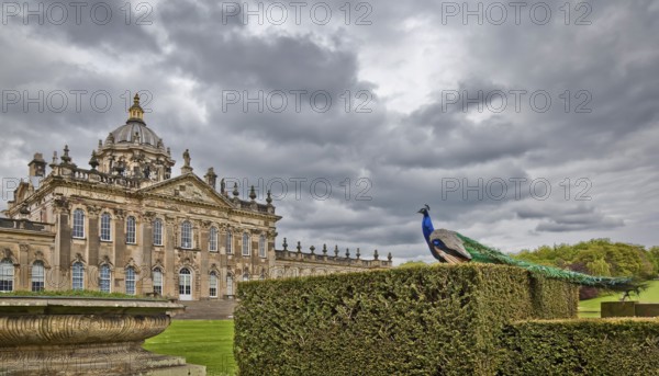A photography of the beautiful castle howard