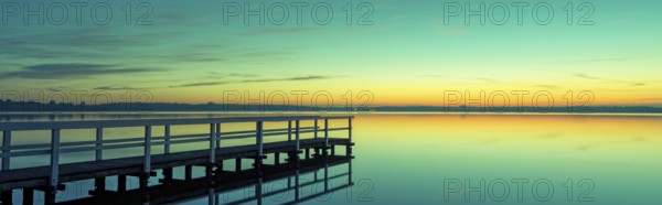 Beautiful sunrise at the Zwischenahner Meer