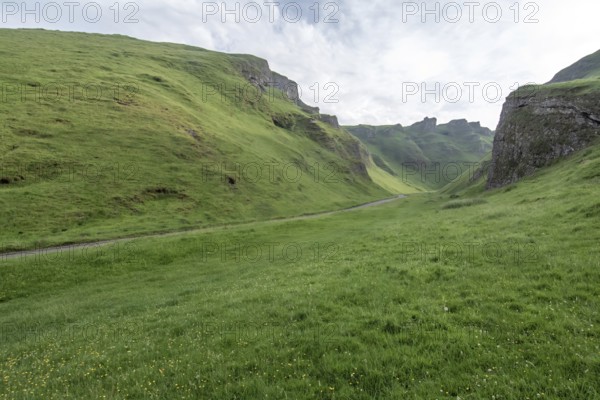 Winnats pass is a hill pass and limestone valley in the peak district of derbyshire, England, United Kingdom