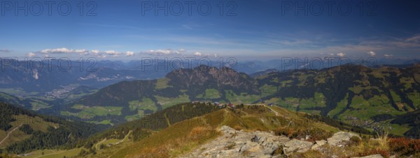 Mountain view .The Alpbachtal is a valley in Tyrol, Austria.One of the most diverse skiing areas in the Kitzbühel Alps