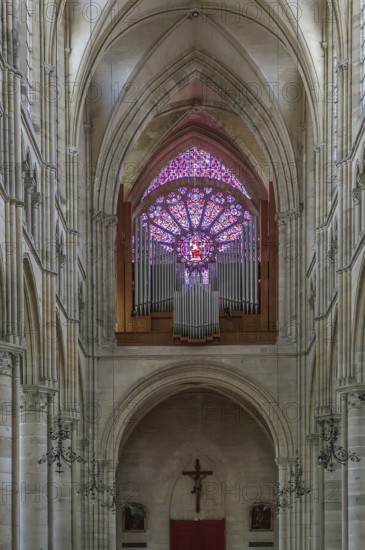 Soissons Cathedral Basilica is a Gothic cathedral in Soissons, France. Interior