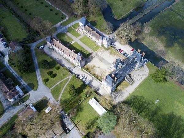Castle of Gillevoisin, Janville-sur-Juine, Essonne, Ile-de-france, France