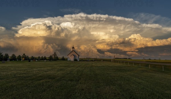 Summer Storms in the Canadian Prairies Dramatic Scenes