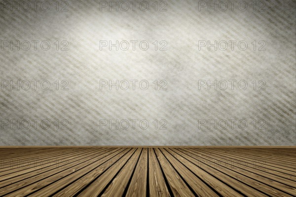 An image of an empty vintage room