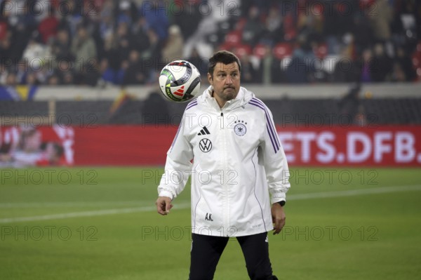 German goalkeeping coach Andreas Kronenberg (Team Germany) at the warm-up for the UEFA Nations League match: Germany v Bosnia-Herzegovina, Freiburg, Germany / Germany