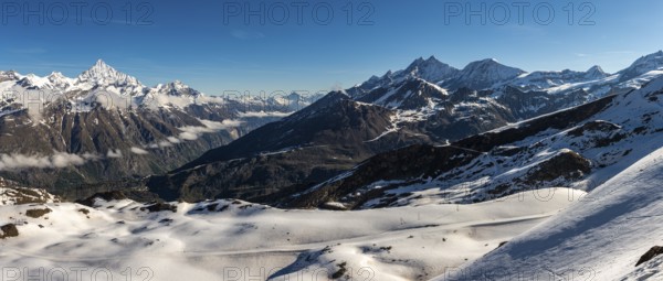 View of Weisshorn and Mischabel group