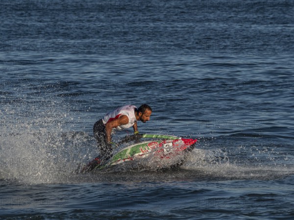 Olbia, Italy - September 16 - 20192 Aquabike world Championship gran prix of Italy