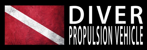 Diver Propulsion Vehicle, Diver Down Flag, Scuba flag, Scuba Diving