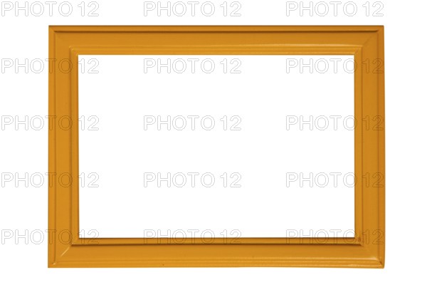 Modern photo frame cropped on a white background