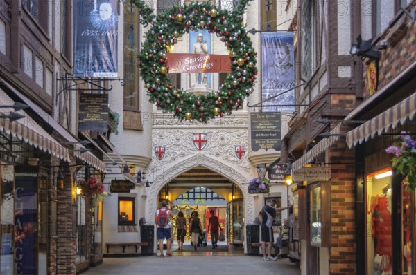 Inside London Court shopping arcade, Perth, WA, Australia