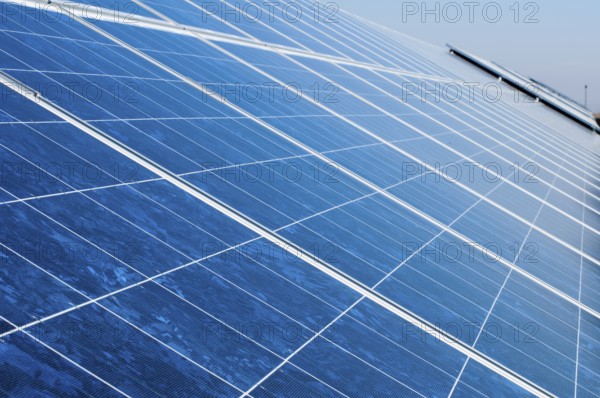 Solar photovoltaic panels. Solar park