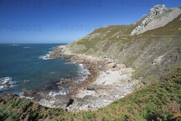 Sea coast, Cap de la Hague, near Auderville, Normandy, France