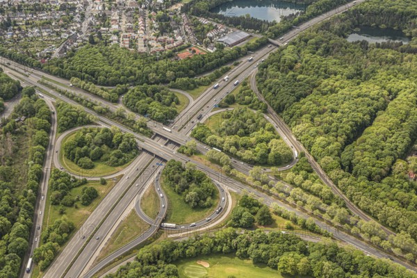 Gremberg motorway junction in Cologne with the A4 and A559