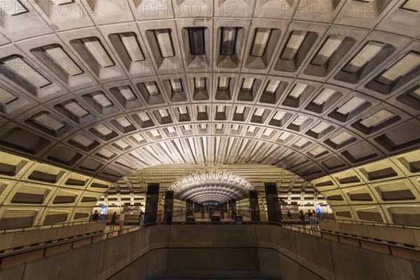 Subway station Metro Center Station in Washington D.C