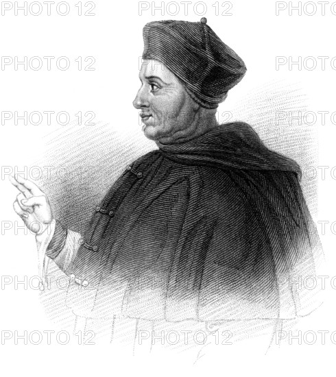 Thomas Wolsey oder Woolsey, ca. 1473-1530, englischer Politiker und Kardinal der römisch-katholischen Kirche