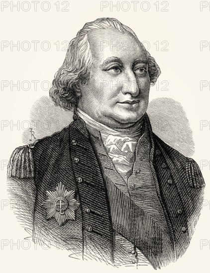 Charles Cornwallis, 1st Marquess Cornwallis, Knight of the Garter, 1738-1805, British General in the American Revolutionary War